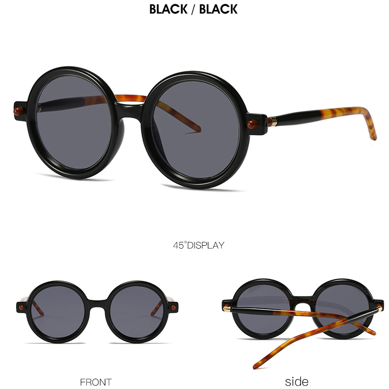 Wholesale Large Round Frame PC Sunglasses
